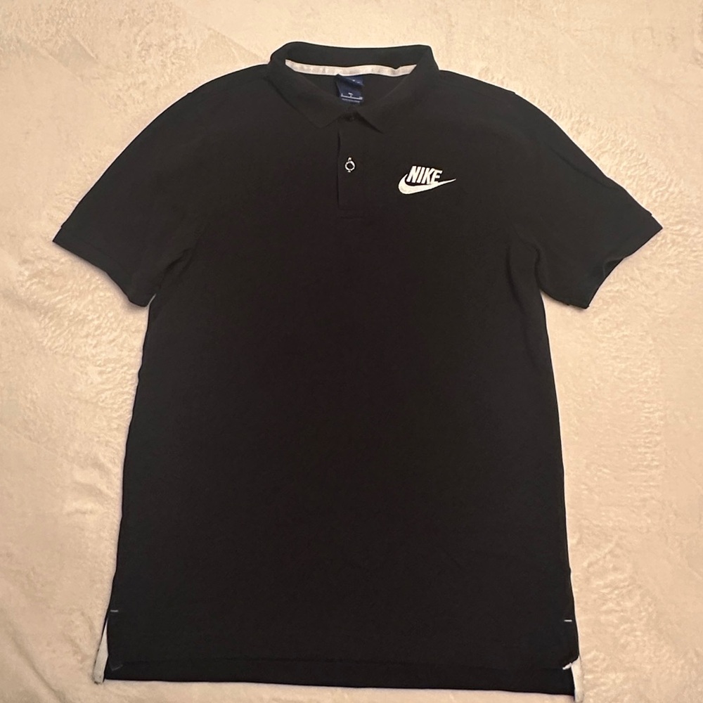 Vintage Nike Polo Shirt - Mens Small - Black - EUC